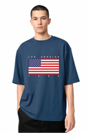 T-shirt Graphic USA 03 – vue de face – Black Industry