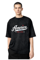 T-shirt Graphic USA 04 – vue détail 03 – Black Industry