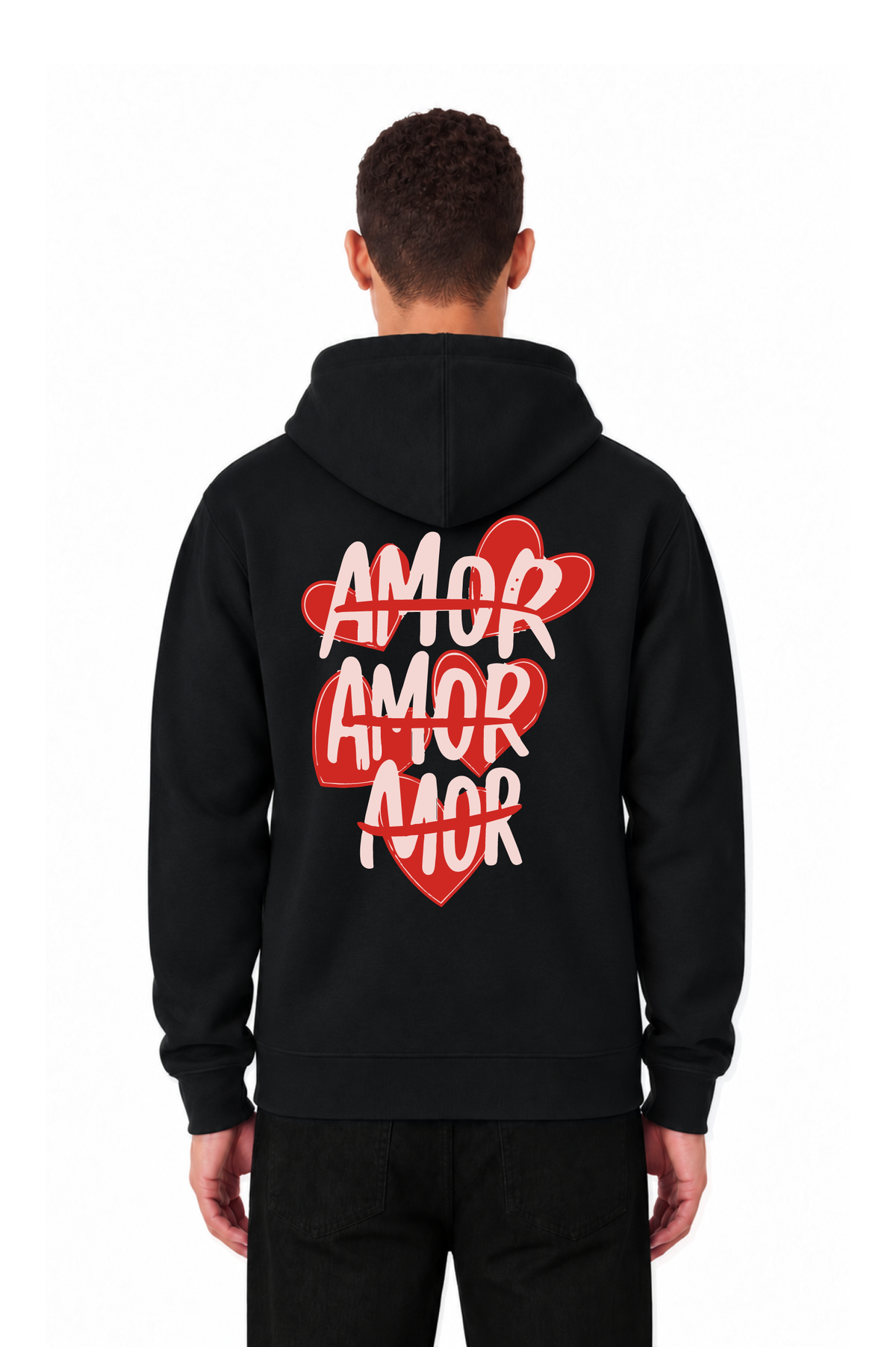 HOODIE À CAPUCHE GRAPHIC AMOR 04 – PACK DE 8