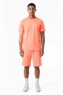 Ensemble Short/T-shirt Morpheus – Salmon – vue de face – Black Industry