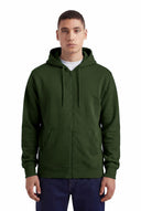Hoodie Zip 330 GSM – Kaki – Pack de 8