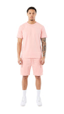 Ensemble T-shirt + Short Cargo Tank – Pink – Pack de 6