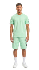 Ensemble T-shirt + Short Trinity – Pistache – Pack de 6