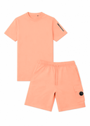 Ensemble T-shirt + Short Trinity – Salmon – Pack de 6