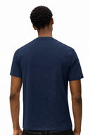T-shirt PALMA 180 GSM coton premium navy - grossiste textile pack de 8 - vue 2