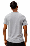 T-shirt PALMA 180 GSM coton premium gris chiné - grossiste textile pack de 8 - vue 2