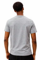 T-shirt PALMA 180 GSM coton premium gris chiné - grossiste textile pack de 8 - vue 2