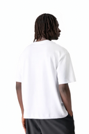 T-shirt KAIZE 310 GSM – Blanc – vue de dos – Black Industry