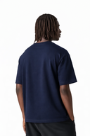 T-shirt KAIZE 310 GSM – Navy – vue de dos – Black Industry