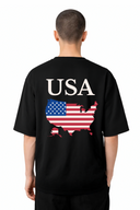 T-shirt Graphic USA 01 – vue détail 04 – Black Industry