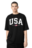 T-shirt Graphic USA 02 – vue détail 05 – Black Industry
