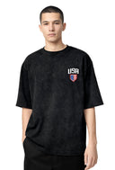 T-shirt Graphic USA 05 – vue détail 02 – Black Industry