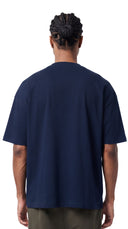 T-shirt RIO 250 GSM – Navy – vue de dos – Black Industry