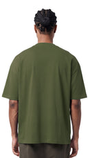 T-shirt RIO 250 GSM – Kaki – vue de dos – Black Industry
