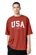 T-shirt Graphic USA 02 – vue de face – Black Industry