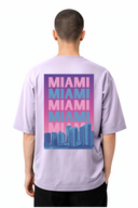 T-shirt Graphic Miami 04 – vue de face – Black Industry