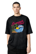 T-shirt Graphic Summer 02 – vue de face – Black Industry
