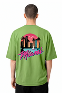 T-shirt Graphic Miami 03 – vue de face – Black Industry