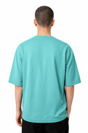 T-shirt OKEN 230 GSM – Aqua Sea – vue de dos – Black Industry