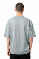 T-shirt OKEN 230 GSM – Gris – vue de dos – Black Industry