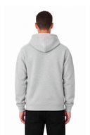 Hoodie ZAY ZIP gris chiné 330 GSM – vue arrière