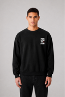 Sweat Graphic AMOR 02 noir – vue de face – Black Industry