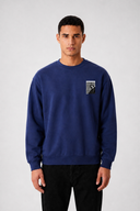 Sweat Graphic MONA LISA 01 navy – vue de face – Black Industry