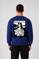 Sweat Graphic MONA LISA 02 navy – vue de dos – Black Industry
