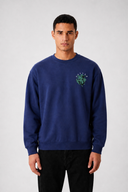 Sweat Graphic MONA LISA 03 navy – vue de face – Black Industry
