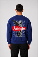 Sweat Graphic MONA LISA 04 navy – vue de dos – Black Industry