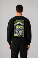 Sweat Graphic MONA LISA 05 noir – vue de dos – Black Industry