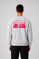 Sweat Graphic MOUNTAIN 01 gris chiné – vue de dos – Black Industry