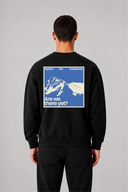 Sweat Graphic MOUNTAIN 02 noir – vue de dos – Black Industry