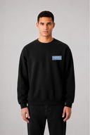Sweat Graphic MOUNTAIN 02 noir – vue de face – Black Industry